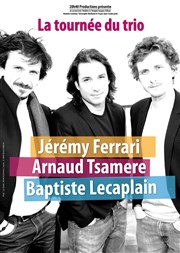 Arnaud Tsamere, Baptiste Lecaplain et Jérémy Ferrari dans La tournée du trio Le Libert Affiche