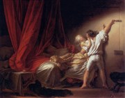 Le Verrou de Fragonard Le Chapiteau de la Fontaine aux Images Affiche