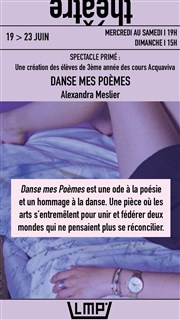 Danse mes poèmes Lavoir Moderne Parisien Affiche