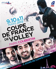 Coupe de France de Volley Pierre de coubertin Affiche