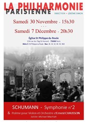 Schumann : Symphonie n°2 glise St Philippe du Roule Affiche