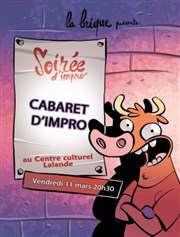 Cabaret d'impro avec la brique de toulouse Centre d'Animation Lalande Affiche