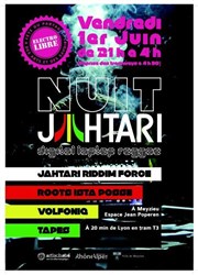 Jahtari Night - Reggae Electro Dub Espace Jean Poperen Affiche