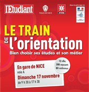 Le train de l'orientation de L'Etudiant Gare SNCF de Nice Affiche