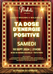 Ta Dose d'Energie Positive Studio Marie Bell au Thtre du Petit Gymnase Affiche