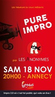 Les Anonymes : pure impro Les Tremplins du Craic Affiche