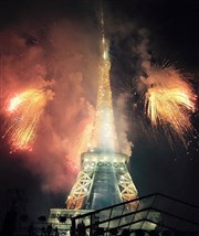 Croisière pique-nique et feu d'artifice du 14 Juillet sur la Seine La gupe buissonnire Affiche