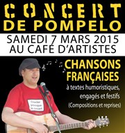 Pompelo Caf d'artistes Affiche