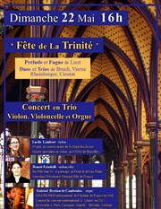 Concert en Trio : Violon, Violoncelle et Orgue | Fête de La Trinité Eglise Saint-Eugne Sainte-Ccile Affiche