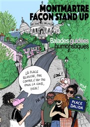 Montmartre façon stand-up | Visite guidée humoristique Mtro Blanche Affiche
