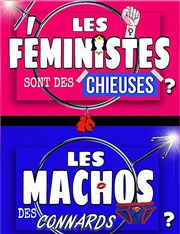 Les féministes sont des chieuses, les machos des connards Pelousse Paradise Affiche