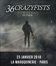 36 Crazyfists La Maroquinerie Affiche