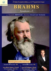 Brahms : Symphonie n°3 Eglise Notre-Dame du Travail Affiche