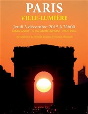 Conférence Paris Ville Lumière Espace Ararat Affiche