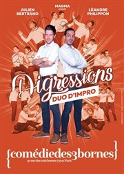 Digressions - Duo d'impro Comdie des 3 Bornes Affiche