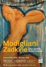 Visite guidée de l'Exposition Modigliani / Zadkine : Une amitié interrompue | par Pierre-Yves Jaslet Muse Zadkine Affiche