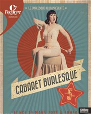 Cabaret burlesque Thtre de l'Oeuvre Affiche
