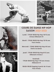 Cours de danse Hip Hop saison 2022-2023 L'Atelier Affiche
