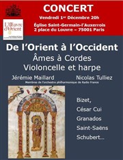 De l'Orient à l'Occident | Âmes à cordes, violoncelle et harpe glise Saint-Germain-l'Auxerrois Affiche