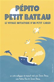 Pépito Petit bateau Pniche-Thtre La Baleine Blanche Affiche