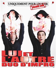 Lui et l'autre, duo d'impro Contrepoint Caf-Thtre Affiche