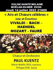 Paul Kuentz : Airs et choeurs célèbres | Moëlan-sur-Mer Eglise Sainte Melaine Affiche