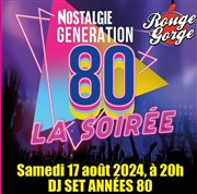 Nostalgie Génération 80, La Soirée ! Rouge Gorge Affiche