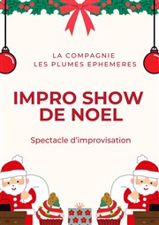 Impro Show de Noël des Plumes Ephémères Le Kibl Affiche