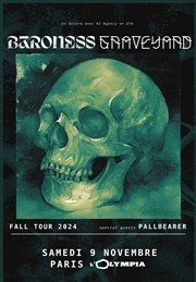 Baroness + Graveyard L'Olympia Affiche