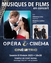 Concert du Ciné-Trio n° 65 - Opéra et Cinéma Temple de Port Royal Affiche