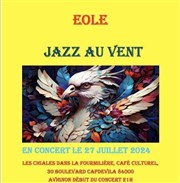 Eole : Jazz au vent Caf culturel Les cigales dans la fourmilire Affiche