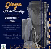 Diego Ambiance Gipsy Caf culturel Les cigales dans la fourmilire Affiche