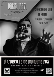 A l'Oreille de Madame Fox Le Kibl Affiche