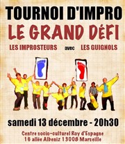 Tournoi d'impro théâtre Centre socioculturel Roy d'Espagne Affiche