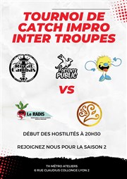 Tournoi de catch impro intertroupe de Lyon Thtre Mtro Ateliers Affiche