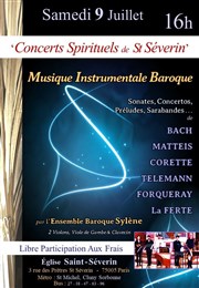 Musique Baroque & Spiritualité Eglise Saint Sverin Affiche
