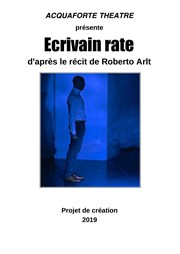 Ecrivain raté Thtre Beaux Arts Tabard Affiche