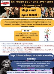 Stage clown, cycle et théâtre d'impro : reconnectez-vous à votre art ! Thtre moderne Affiche