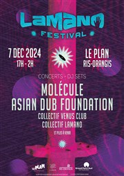 Lamano festival : Asian dub foundation + Molecule + Venus club Le Plan - Grande salle Affiche