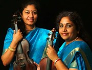 Concert Violon carnatique (Inde du sud) par Dr M. Lalitha et Nandini, Centre Mandapa Affiche