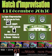 Match d'improvisation Libap / Adiv (Poitiers) Salle du Patronage Lac du XVme Affiche