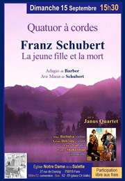 Quatuor à cordes, Schubert : La jeune fille et la mort Eglise Notre Dame de la Salette Affiche