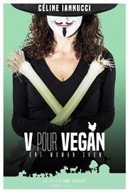 Céline Iannucci dans V pour vegan Carioca Caf-Thtre Affiche