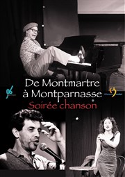 De Montmartre à Montparnasse Salle Donon Affiche