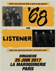 '68 + Listener La Maroquinerie Affiche