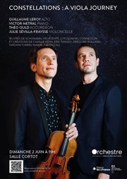 Constellations : a Viola Journey Salle Cortot Affiche