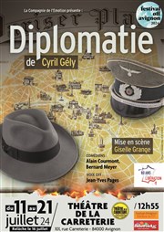 Diplomatie Thtre de la Carreterie Affiche