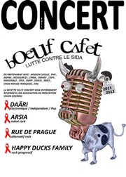 Boeuf cafet contre le SIDA MJC-MPT Franois Rabelais Affiche