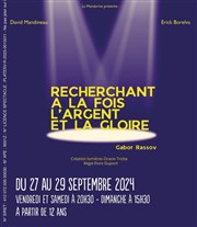 Recherchant à la fois l'argent et la gloire Thtre Douze - Maurice Ravel Affiche