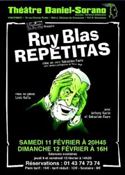 Ruy Blas Repetitas Grenier Thtre Compagnie des Trvires Affiche